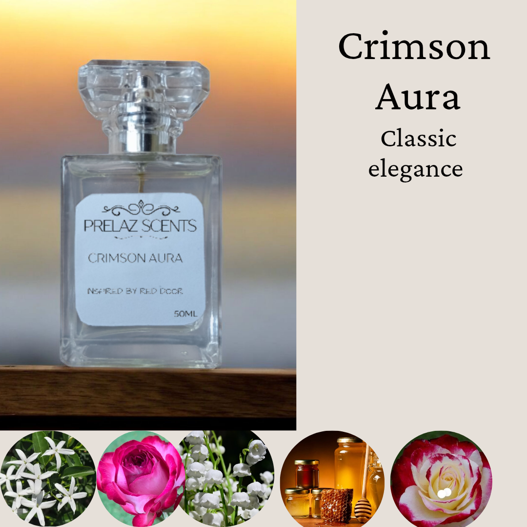 CRIMSON AURA- Inspired by Red Door