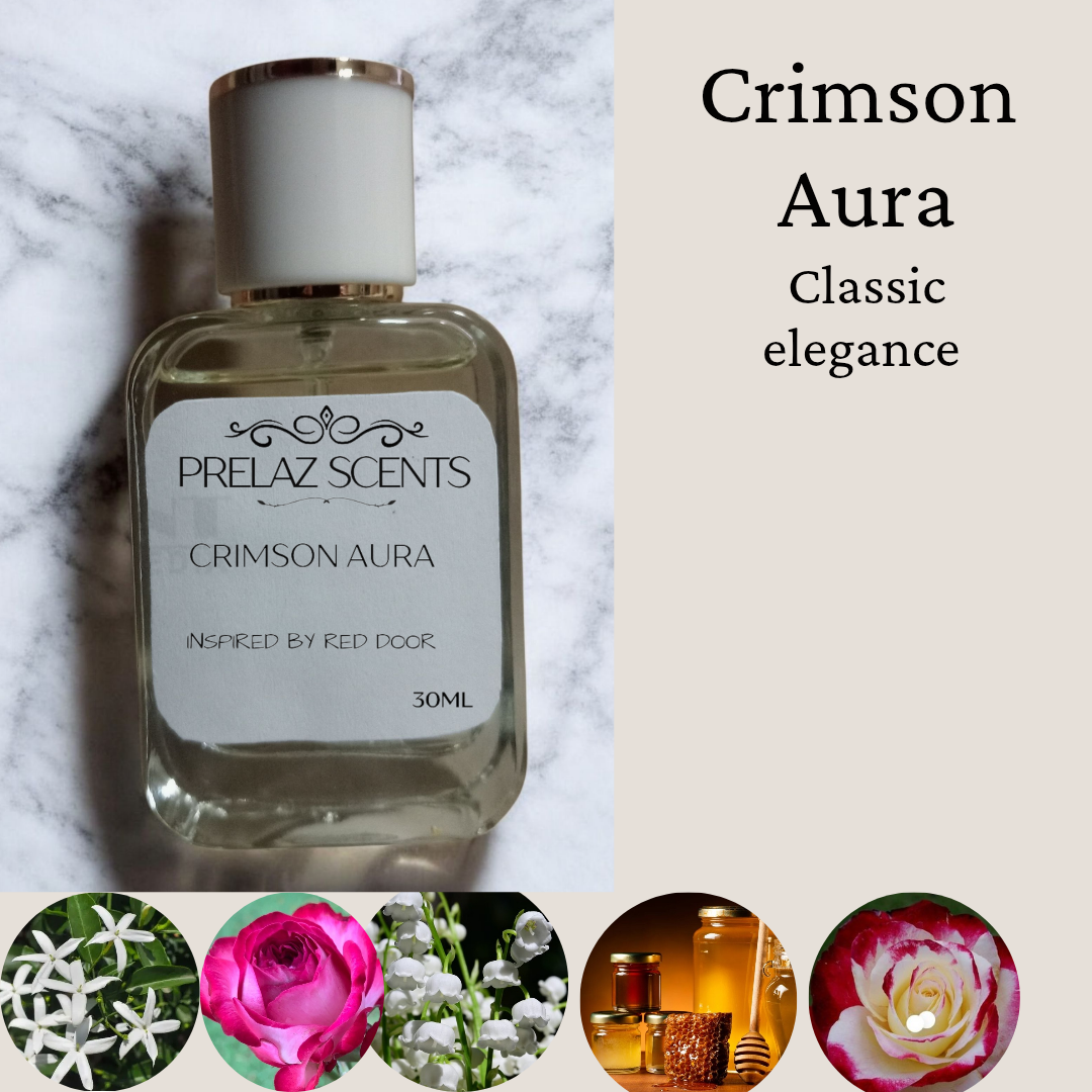 CRIMSON AURA- Inspired by Red Door