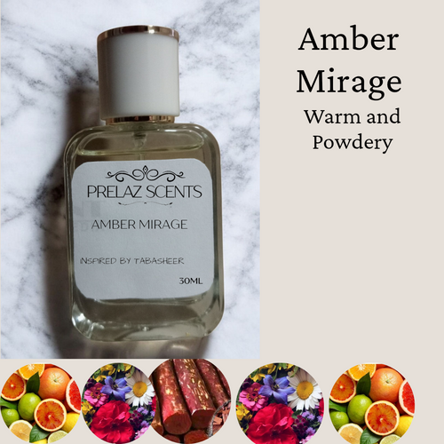 AMBER MIRAGE- Inspired by Tabasheer